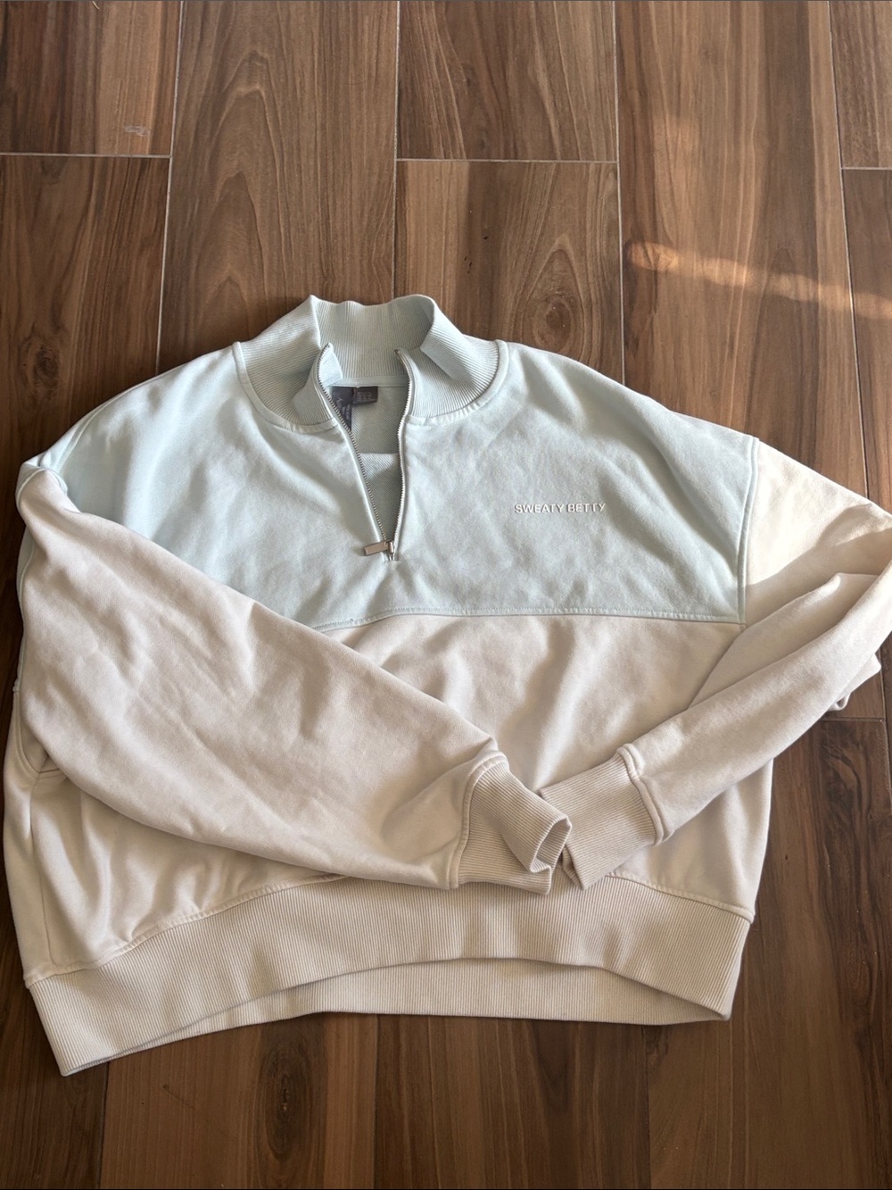 Sweaty Betty Two-Tone Half-Zip